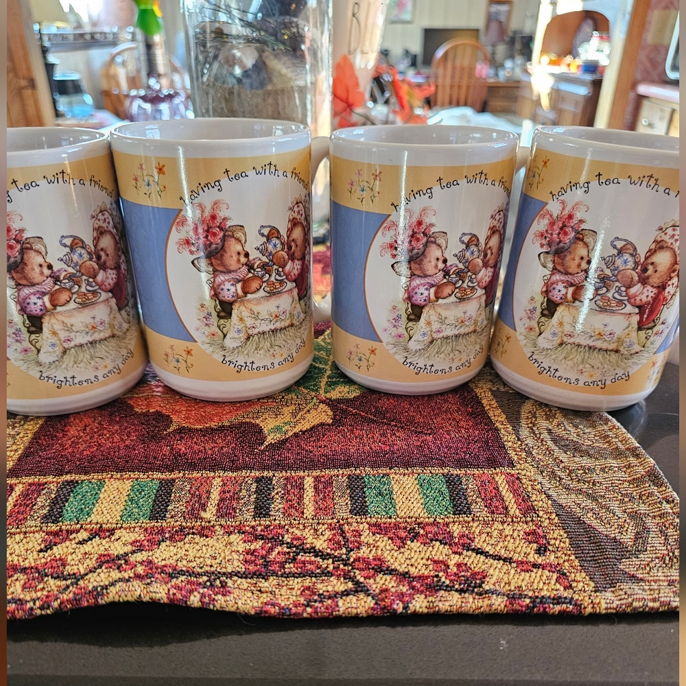 4 coffee mugs from Hallmark